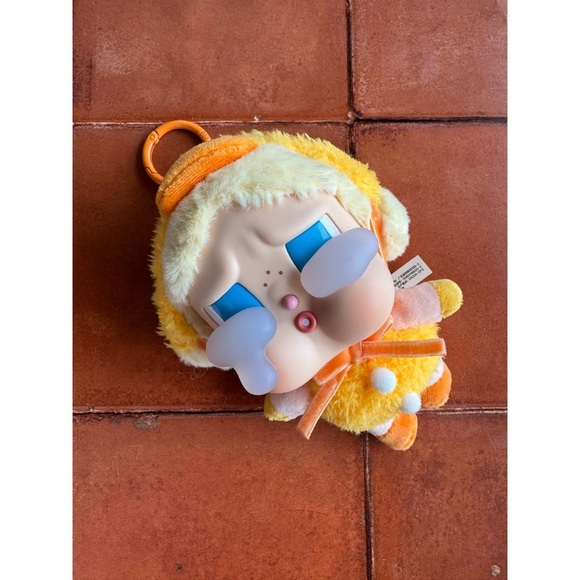 Authentic Pop Mart ‘Duck You’ CRYBABY Crying Again Keychain Plush *Opened* - Picture 2 of 10